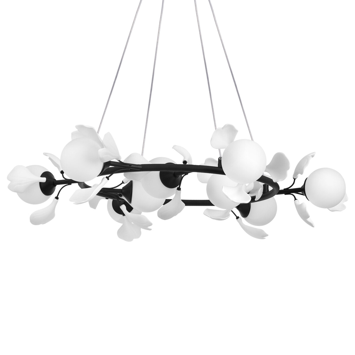 799097 Люстра CERAMO BW 9х6W(led) G9 ЧЕРНЫЙ/БЕЛЫЙ — изображение 3