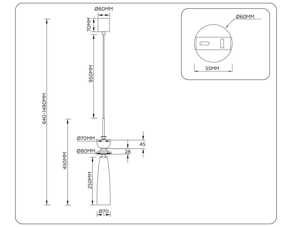 LH75365 GD/WH золото/белый G9 max 28W D70*1490 — изображение 7