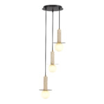 SL1194.303.03 Светильник подвесной ST-Luce латунь/белый G9 3*5W 4000K EARTHY