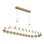 SL6610.203.26 Светильник подвесной ST-Luce золотистый/белый LED 1*50W 4000K MONRO — изображение 4