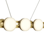 SL6610.203.26 Светильник подвесной ST-Luce золотистый/белый LED 1*50W 4000K MONRO — изображение 5