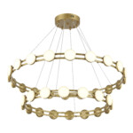 SL6610.203.36 Светильник подвесной ST-Luce золотистый/белый LED 1*70W 4000K MONRO — изображение 3