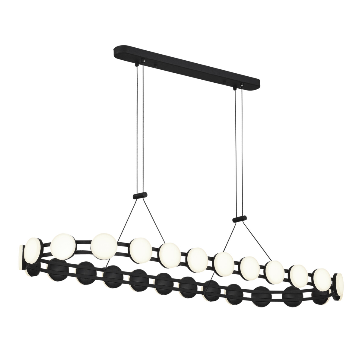 SL6610.403.26_01W SL6610.403.26 Светильник подвесной ST-Luce черный/белый LED 1*50W 4000K MONRO — изображение 1