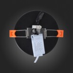 ST104.402.06 Светильник встраиваемый Черный LED 1*6W 3000K 468Lm Ra>80 120° IP20 D110xH20 170-240V Встраиваемые светильники — изображение 8