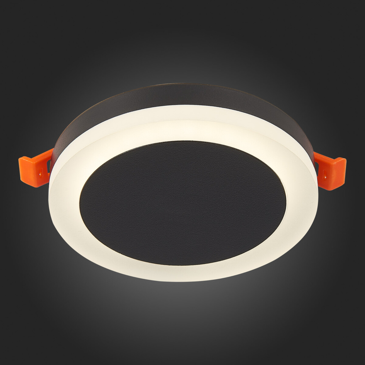 ST104.442.06 Светильник встраиваемый Черный LED 1*6W 4000K 468Lm Ra>80 120° IP20 D110xH20 170-240V Встраиваемые светильники — изображение 2