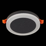 ST104.442.06 Светильник встраиваемый Черный LED 1*6W 4000K 468Lm Ra>80 120° IP20 D110xH20 170-240V Встраиваемые светильники — изображение 4