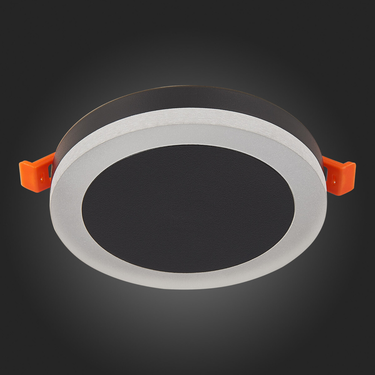 ST104.442.06 Светильник встраиваемый Черный LED 1*6W 4000K 468Lm Ra>80 120° IP20 D110xH20 170-240V Встраиваемые светильники — изображение 5