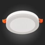 ST104.542.06 Светильник встраиваемый Белый LED 1*6W 4000K 468Lm Ra>80 120° IP20 D110xH20 170-240V Встраиваемые светильники — изображение 5