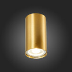 ST110.207.01 Светильник потолочный Золотистый GU10 1*50W IP20 D54xH100 220V Без ламп Накладные светильники — изображение 2