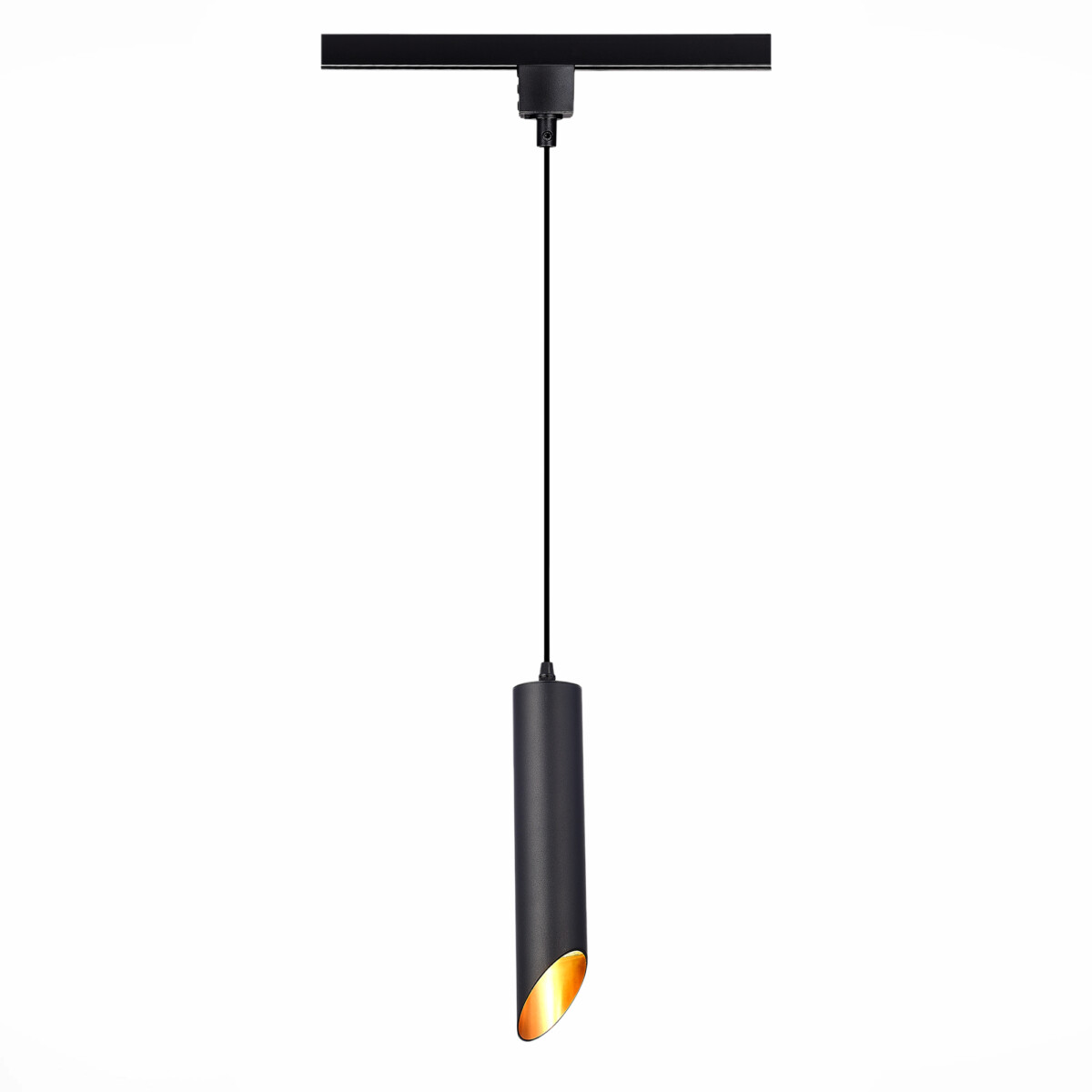 ST152.406.01 Светильник трековый Черный GU10 1*50W IP20 D60xH300 220V Без ламп BASE — изображение 3