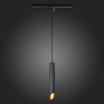 ST152.416.01 Светильник трековый Черный GU10 1*50W IP20 D60xH400 220V Без ламп BASE — изображение 2