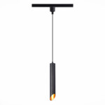 ST152.416.01 Светильник трековый Черный GU10 1*50W IP20 D60xH400 220V Без ламп BASE — изображение 3