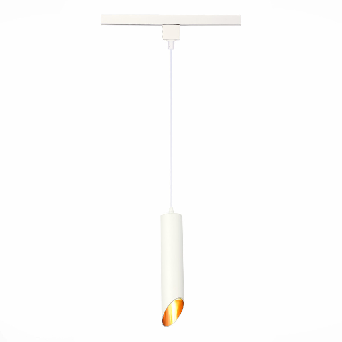 ST152.506.01 Светильник трековый Белый GU10 1*50W IP20 D60xH300 220V Без ламп BASE — изображение 3