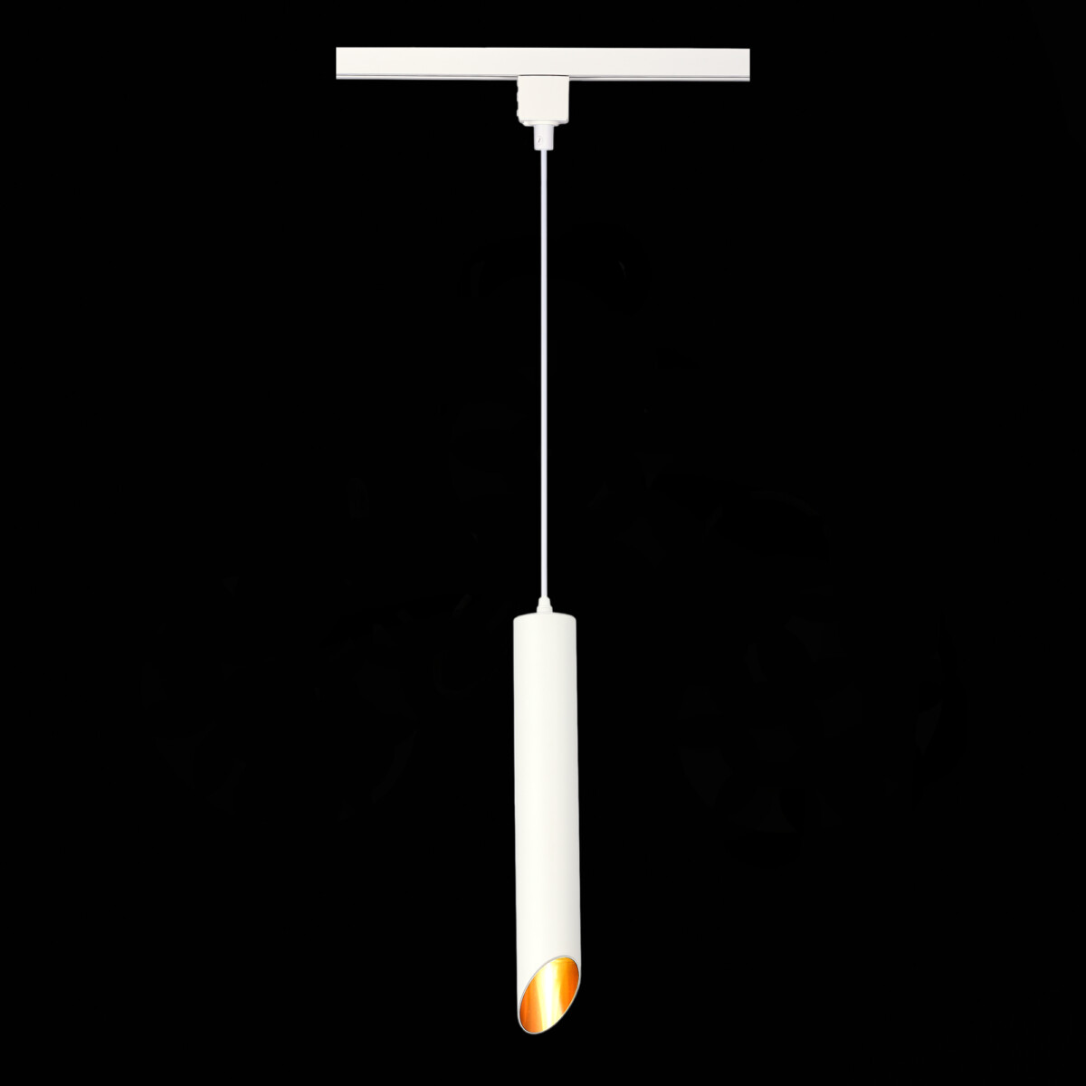 ST152.516.01 Светильник трековый Белый GU10 1*50W IP20 D60xH400 220V Без ламп BASE — изображение 1