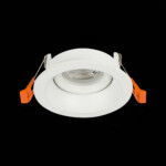 ST208.508.01 Св-к встр. Белый GU10 1*50W  D94xH40 220V Без ламп Встраиваемые светильники — изображение 4