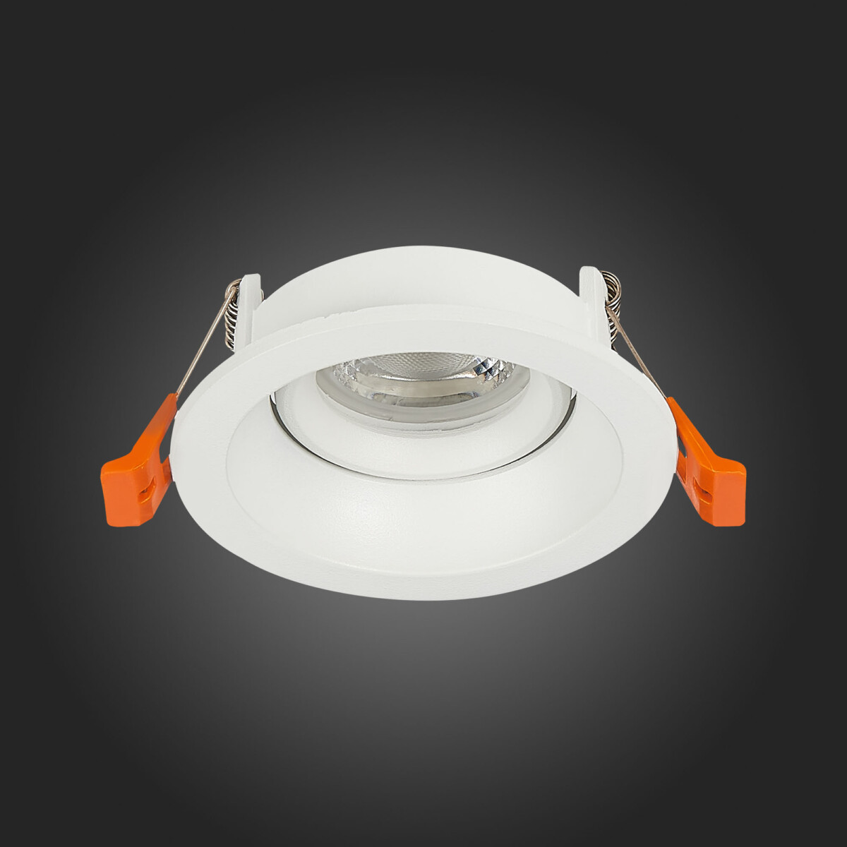 ST208.508.01 Св-к встр. Белый GU10 1*50W  D94xH40 220V Без ламп Встраиваемые светильники — изображение 5