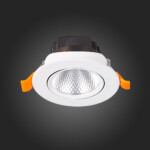 ST211.538.06.24 Св-к встр. Белый LED 1*6W 3000K 480Lm Ra80 24° IP20 D86xH50 220-240V Встраиваемые светильники — изображение 5