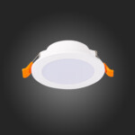 ST212.508.05 Св-к встр. Белый LED 1*5W 3000K/4000K/6000K 375Lm Ra80 110° IP20 D92xH30 220-240V Встраиваемые светильники — изображение 5