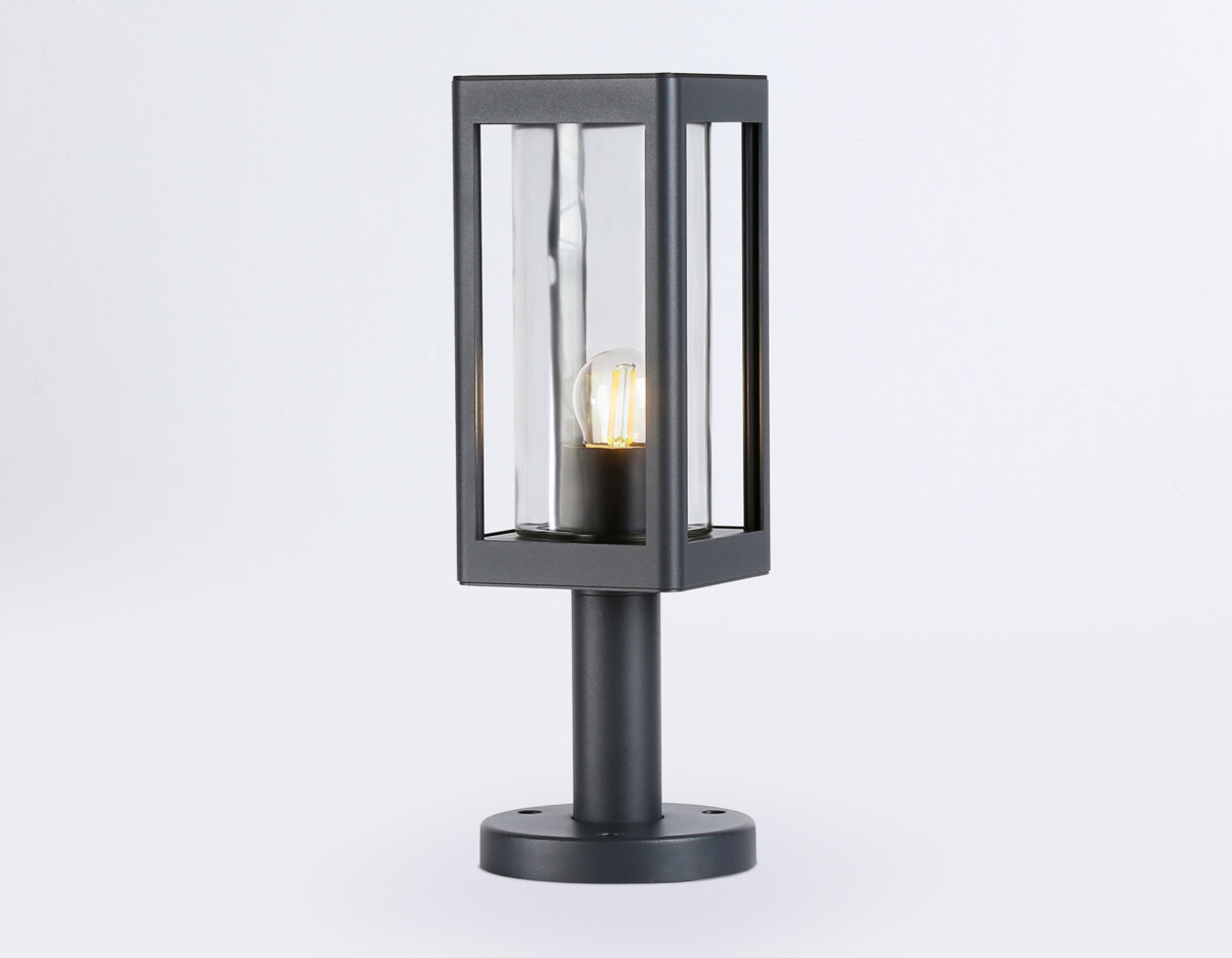 ST2409 GR/CL серый/прозрачный IP54 E27 max 40W 110*110*350 — изображение 3