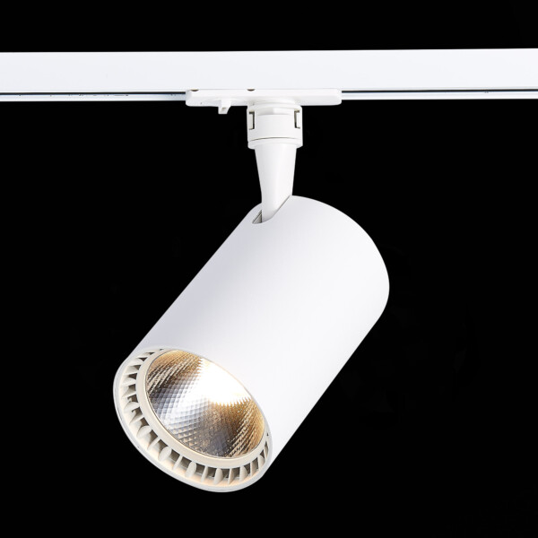 ST351.536.30.24 Св-к трек. Белый LED 1*30W 3000K 2 700Lm Ra?80 24° IP20 L139xW89xH194 100-240V BASE