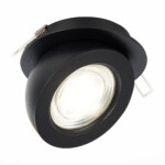 ST654.448.10 Св-к встр. Черный LED 1*10W 4000K 850Lm Ra>90 38° IP20 D109xH60 180-240V Встраиваемые светильники — изображение 4