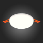 ST700.538.16 Св-к встр. Белый LED 1*16W 3000K 1 380Lm Ra80 180° IP44 D120xH20 85-265V Встраиваемые светильники — изображение 2