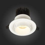 ST701.538.12 Св-к встр. Zoom Белый LED 1*12W 3000K 960Lm Ra90 15°-60° IP20 D115xH95 170-240V Встраиваемые светильники — изображение 5