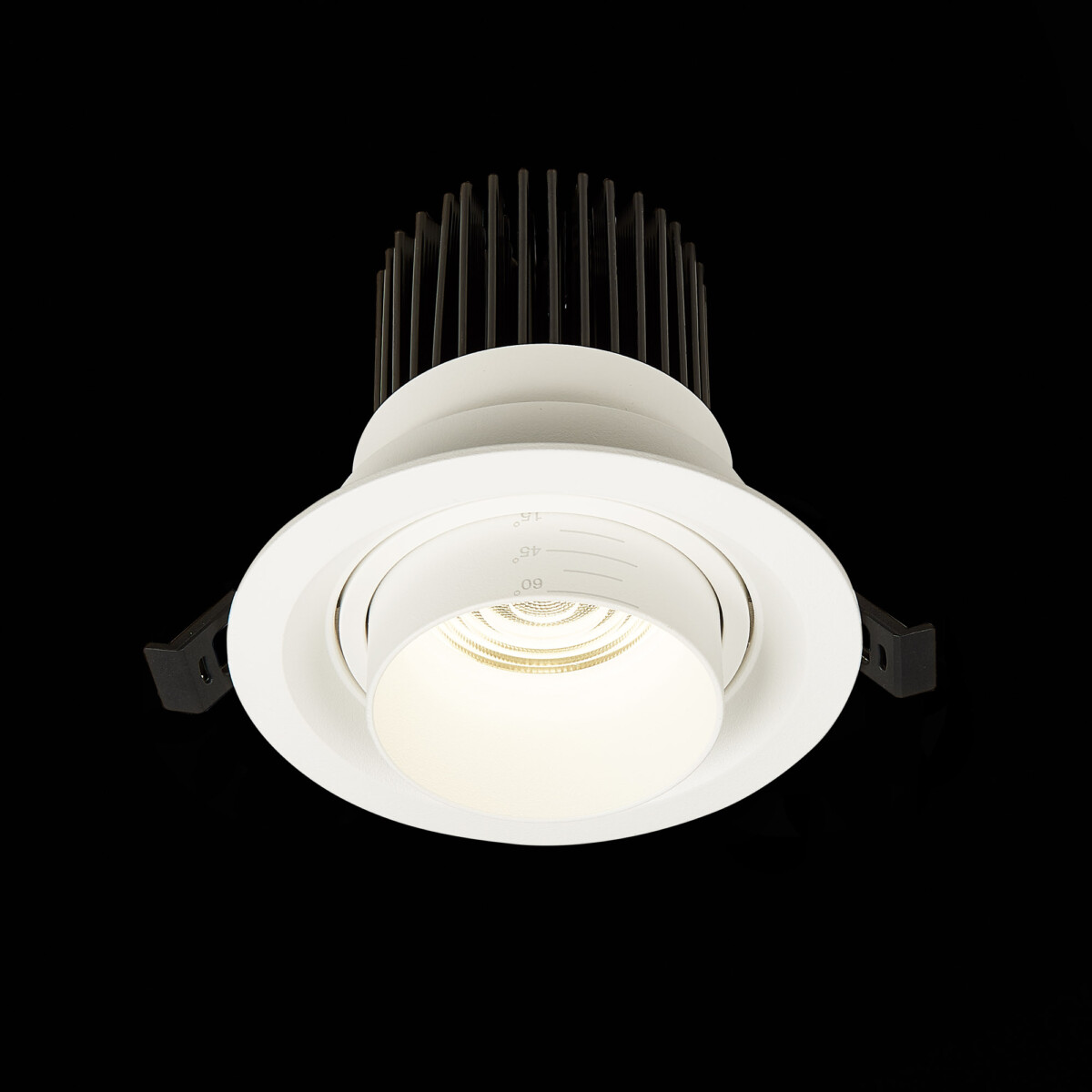 ST701.548.12 Св-к встр. Zoom Белый LED 1*12W 4000K 960Lm Ra90 15°-60° IP20 D115xH95 170-240V Встраиваемые светильники — изображение 4