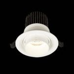 ST701.548.12 Св-к встр. Zoom Белый LED 1*12W 4000K 960Lm Ra90 15°-60° IP20 D115xH95 170-240V Встраиваемые светильники — изображение 4