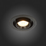 ST702.338.12 Св-к встр. Черный LED 1*12W 3000K 900Lm Ra80 24° IP20 D90xH92 180-240V Встраиваемые светильники — изображение 2