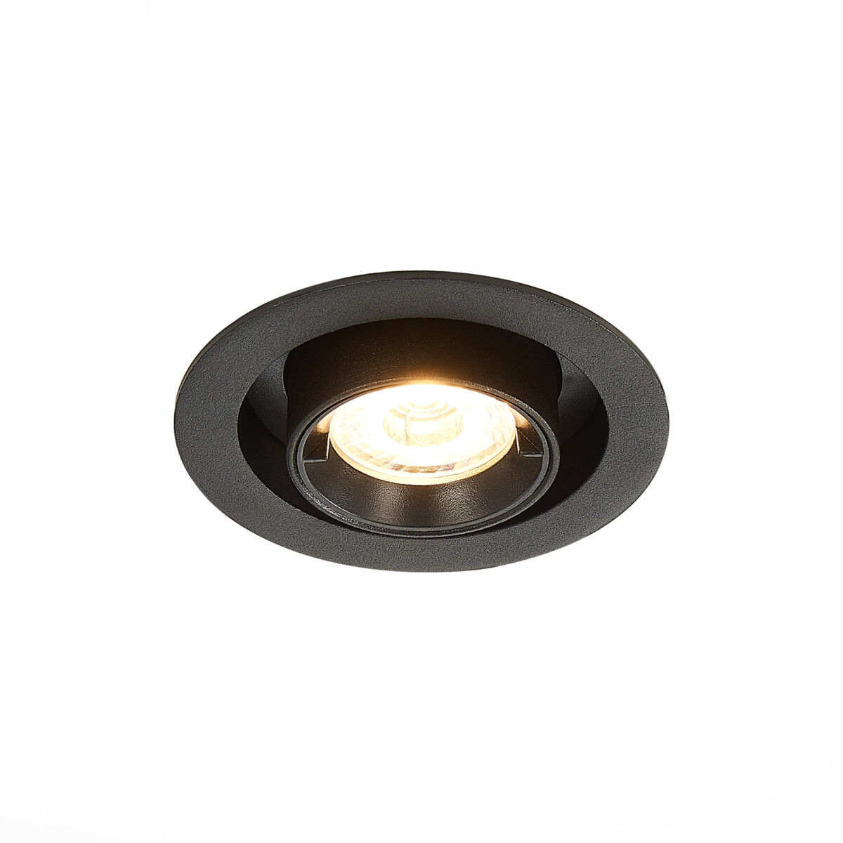 ST702.338.12 Св-к встр. Черный LED 1*12W 3000K 900Lm Ra80 24° IP20 D90xH92 180-240V Встраиваемые светильники — изображение 3