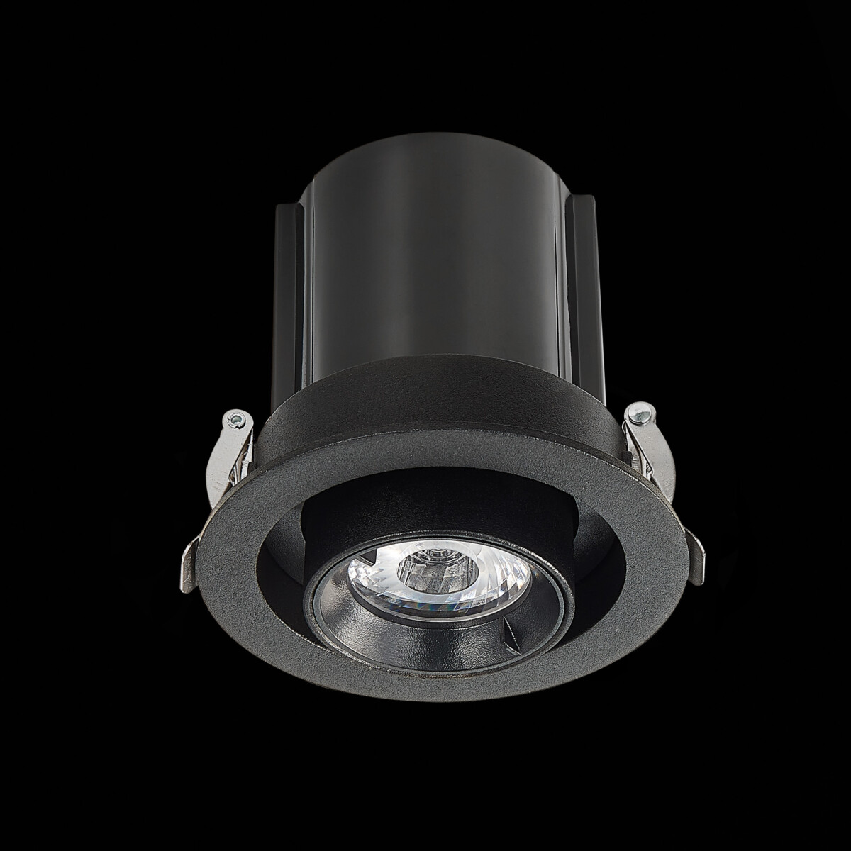 ST702.338.12 Св-к встр. Черный LED 1*12W 3000K 900Lm Ra80 24° IP20 D90xH92 180-240V Встраиваемые светильники — изображение 7