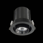 ST702.338.12 Св-к встр. Черный LED 1*12W 3000K 900Lm Ra80 24° IP20 D90xH92 180-240V Встраиваемые светильники — изображение 7
