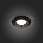 ST702.348.12 Св-к встр. Черный LED 1*12W 4000K 900Lm Ra80 24° IP20 D90xH92 180-240V Встраиваемые светильники — изображение 2