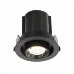ST702.348.12 Св-к встр. Черный LED 1*12W 4000K 900Lm Ra80 24° IP20 D90xH92 180-240V Встраиваемые светильники — изображение 6
