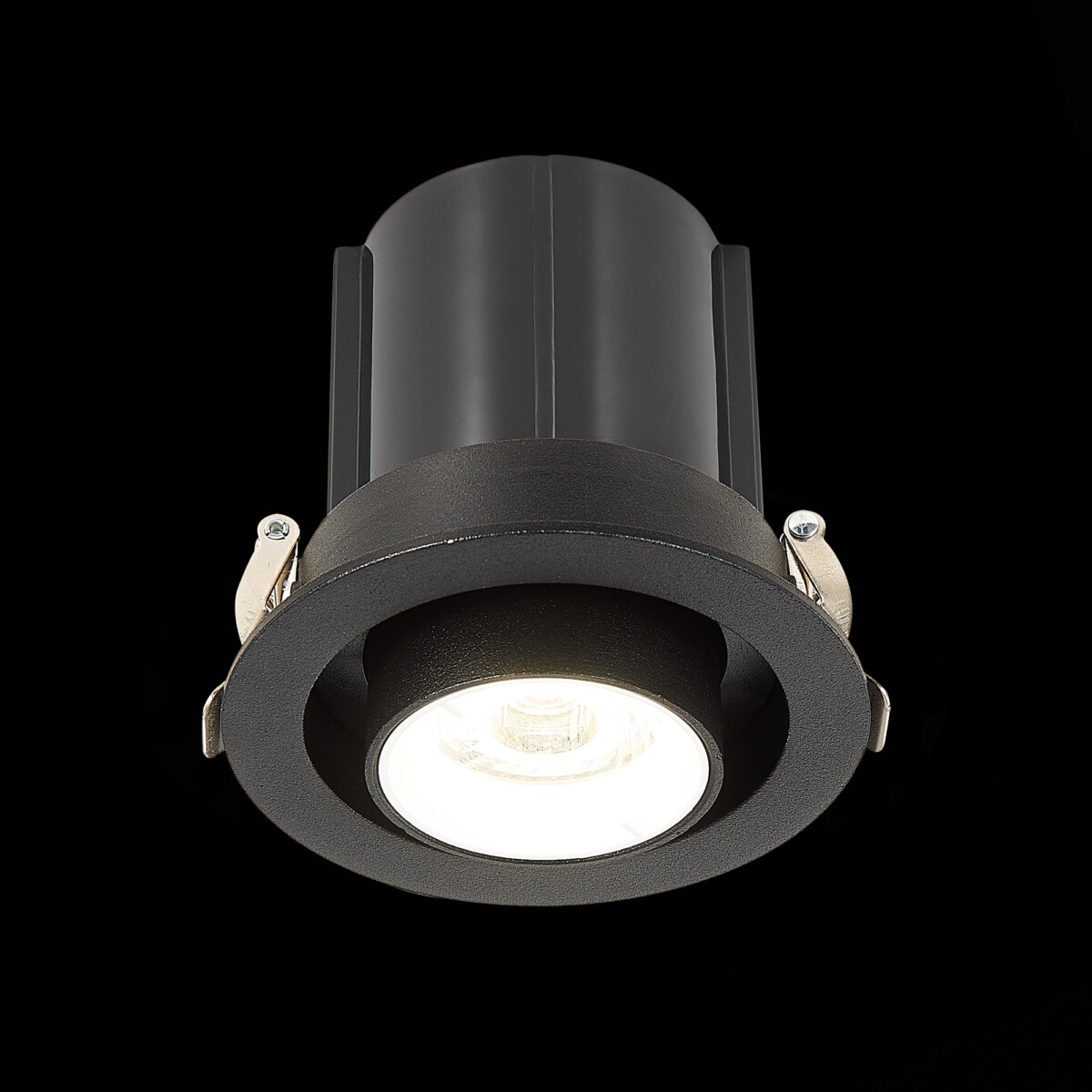 ST702.438.12 Св-к встр. Черный LED 1*12W 3000K 900Lm Ra80 24° IP20 D90xH92 180-240V Встраиваемые светильники — изображение 4