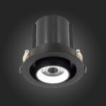 ST702.438.12 Св-к встр. Черный LED 1*12W 3000K 900Lm Ra80 24° IP20 D90xH92 180-240V Встраиваемые светильники — изображение 8