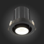 ST702.448.12 Св-к встр. Черный LED 1*12W 4000K 900Lm Ra80 24° IP20 D90xH92 180-240V Встраиваемые светильники — изображение 5