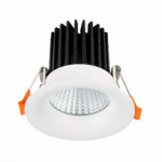 ST703.538.10 Св-к встр. Белый LED 1*10W 3000K 900Lm Ra>90 38° IP20 D85xH75 170-240V Встраиваемые светильники — изображение 3