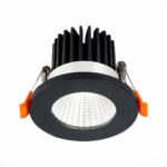 ST704.448.10 Св-к встр. Черный LED 1*10W 4000K 900Lm Ra>90 38° IP20 D80xH60 170-240V Встраиваемые светильники — изображение 3