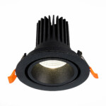 ST705.448.10 Св-к встр. Черный LED 1*10W 4000K 750Lm Ra>90 38° IP20 D102xH85 170-240V Встраиваемые светильники — изображение 3