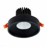 ST751.438.10 Св-к встр. Черный LED 1*10W 3000K 750Lm Ra>90 38° IP20 D100xH75 170-240V Встраиваемые светильники — изображение 5