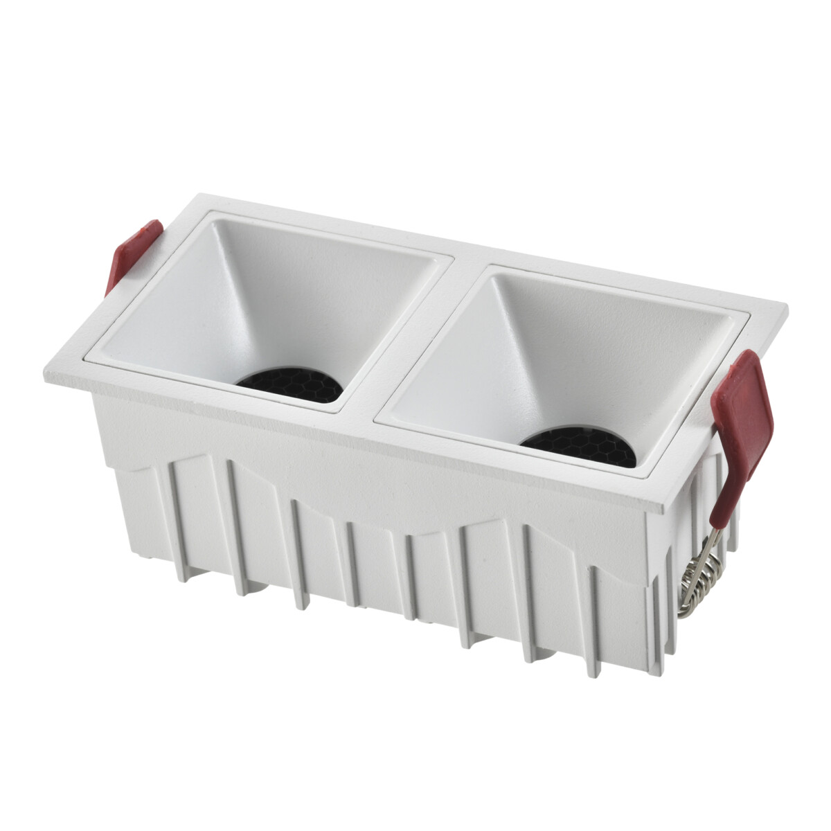 ST757.538.20_01W ST757.538.20 Св-к встр. Белый LED 2*10W 60° IP20 L65xW126xH52 85-265V В комплекте Встраиваемые светильники — изображение 1