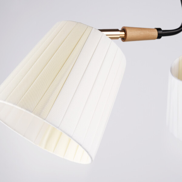 TR4731/3 BK/LWD черный/светлое дерево E27/3 max 40W D610*270