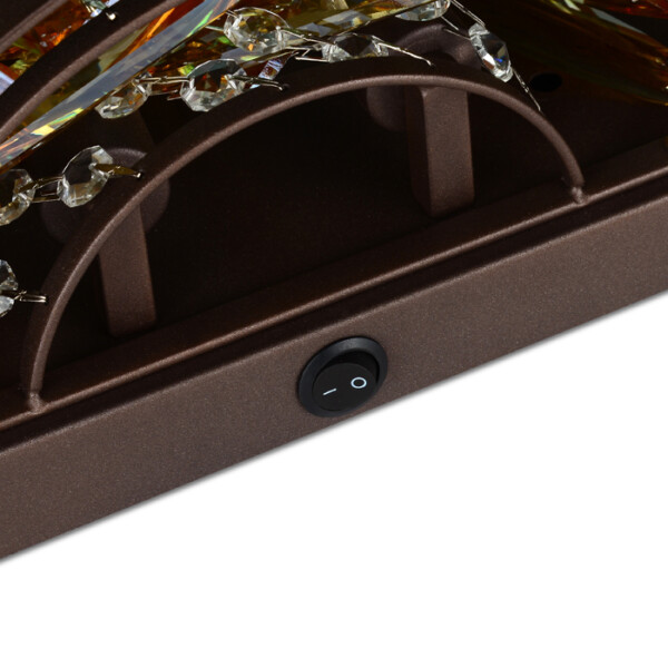 TR5091 CF/TI кофе/янтарь E14/2 max 40W 260*180*150