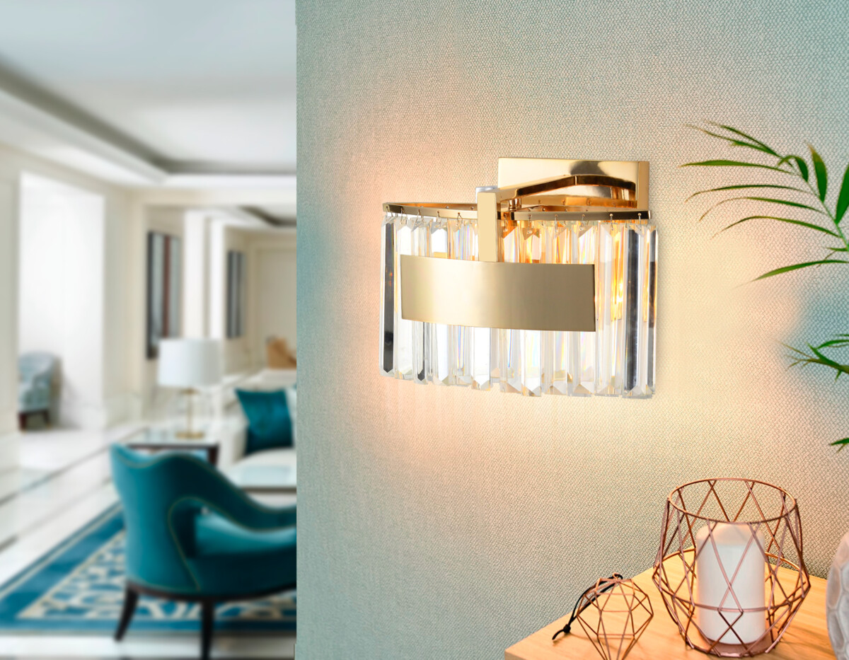 TR5095 GD/CL золото/прозрачный E14 max 40W 348*200*234 — изображение 1