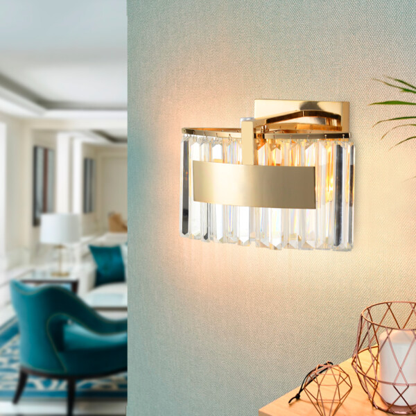 TR5095 GD/CL золото/прозрачный E14 max 40W 348*200*234