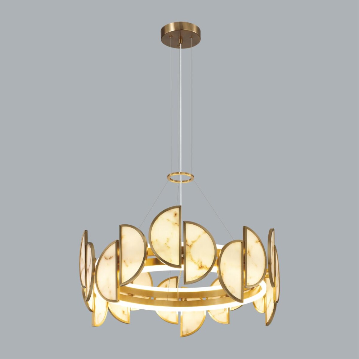 5447/40L L-VISION ODL_EX25 085 Люстра бронзовый/металл/акрил/искусственный алебастр IP20 LED 40W 3000K 220V TOSCANA — изображение 4