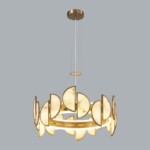 5447/40L L-VISION ODL_EX25 085 Люстра бронзовый/металл/акрил/искусственный алебастр IP20 LED 40W 3000K 220V TOSCANA — изображение 4