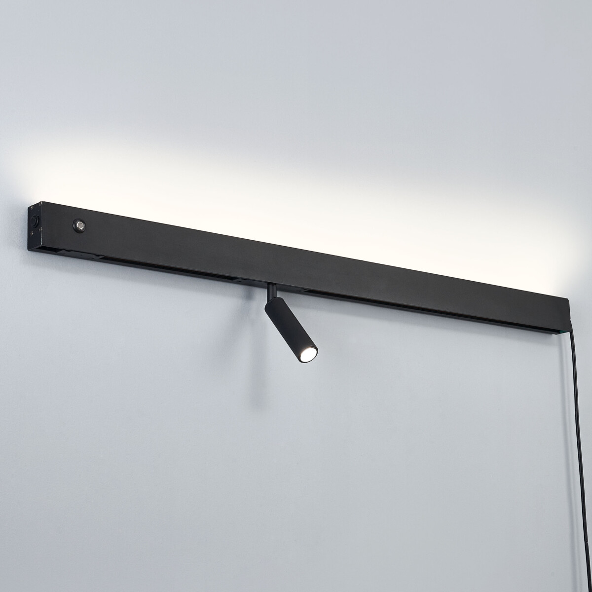 810657 Светильник настенный FIUME SPOT 230V LED 10W 270LM 100G (Back light)+7W(Spot light) 460LM 24G ЧЕРНЫЙ 4000K — изображение 4